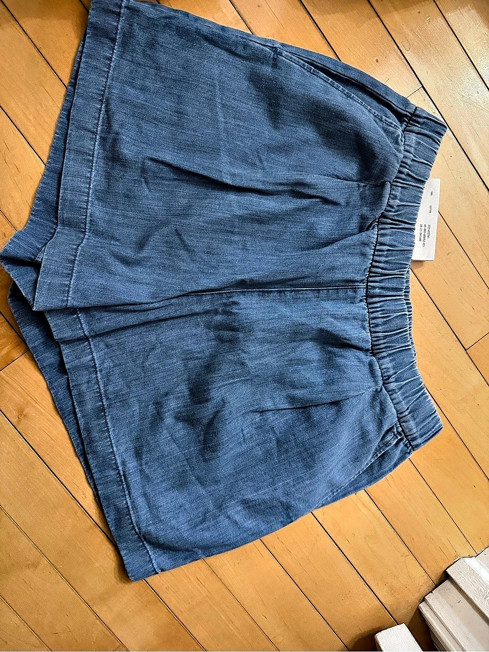 UNIQLO Women Cotton Easy Shorts Cotton Easy Shorts in Blue Small NWT